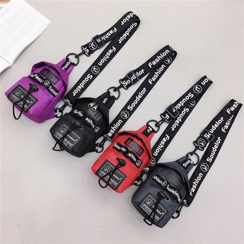 Newhotstacy Bag 071719 Multi functional Men s chest bag single shoulder cross body bag purse