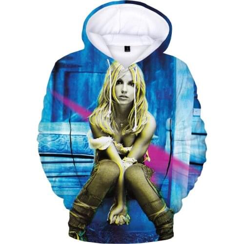 Sweatshirts Print Britney Spears 3D Hoodies Mens Tops Fashion Casual Men Women Child Streetwear Coats Hoodie Clothing Harajuku