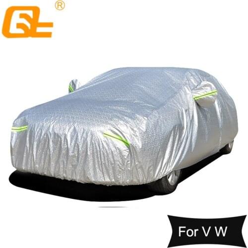 Universal cotton car covers Winter for outdoor dustproof rainproof snowproof and UV for volkswagen polo passat golf tiguan