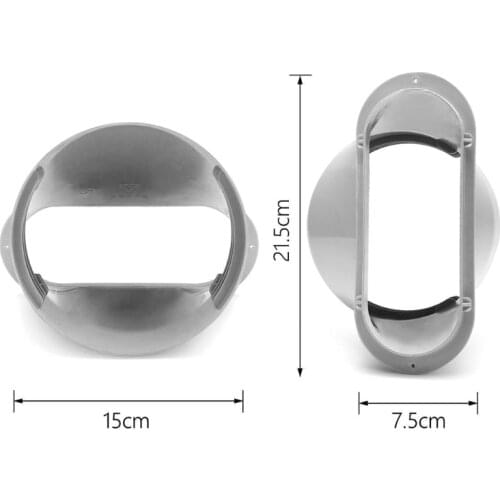 Universal Window Adaptor Filter Screen, Window Exhaust Hose Interface for Portable Air Conditioner 150mm