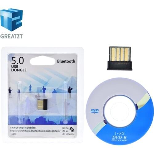 USB Bluetooth Adapters BT 5.0 USB Wireless Computer Adapter Audio Receiver Transmitter Dongles Laptop Earphone BLE Mini Sender