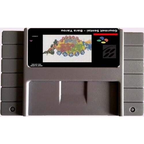 High Quality 16 Bit Gourmet Sentai - Bara Yarou NTSC Big Gray Game Card For USA Version Game Player