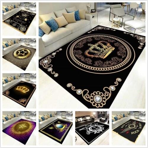 High Quality Abstract Flower Art Carpets for Living Room Bedroom Area Rugs Parlor Anti-Slip Mats Persian Style Home Large Carpet