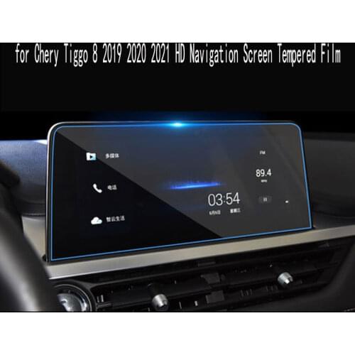 Glass Car HD Navigation Screen Tempered Film Gps Sticker for Chery Tiggo 8 Pro 2019 2020 2021 Accessories Protector Auto
