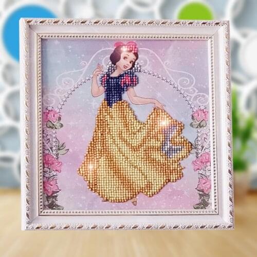 5D DIY Diamond Painting Square Pictures Diamond Embroidery Animals Cartoon Girl Mosaic Sale Home Decoration