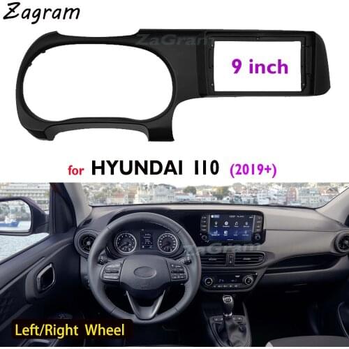 9 Inch 2 Din Car Video Fascia for Hyundai I10 2019 Panel Player Audio Frame Dashboard Mount Kit