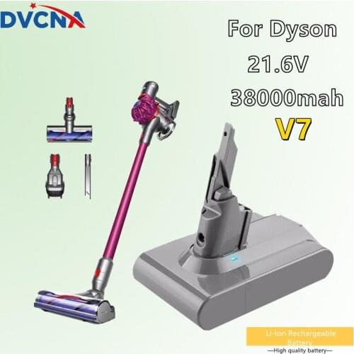 New for Dyson 21.6V battery 38Ah Li-lon Rechargeable Battery For Dyson V7 Battery Animal Pro Vacuum Cleaner Replacement battery