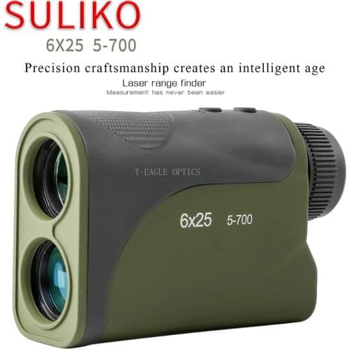 SULIKO 6x25 700M Laser Rangefinder 700M Laser Range Finder Telescope Distance Meter Altitude Angle