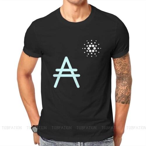 Cryptocurrency Crypto Miner The Currency of Cardano T Shirt Classic Gothic High Quality Tshirt Large O-Neck Men Tshirts