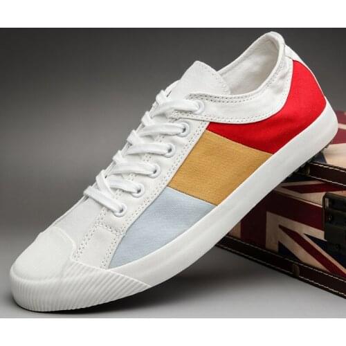 New Cavans Shoes Men Sneakers Students Slip-on Male Vulcanized Shoes Mens Casual Shoes Classic Retro Lace Up Sportshoes