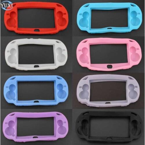 YuXi Soft Silicone Case Cover For Sony PSV 1000 Protective Skin For PS Vita PSVita 1000 Gamepad