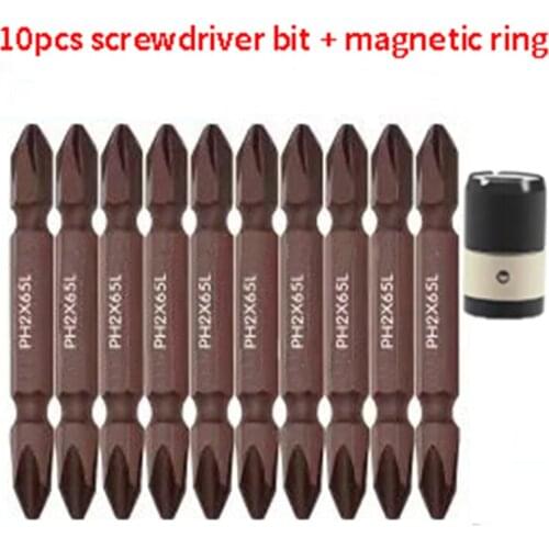 Cross Screwdriver Bit Set ph2 Bits Precision Impact driver Magnetic Anti Slip Magnet Driver Hex Shank Electric Tool Accessorie