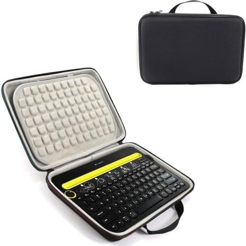 2021 New EVA Hard Waterproof Travel Storage Cover Carrying Case Bag for Logitech K 480 K480 Bluetooth Keyboard