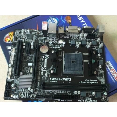 Original motherboard Gigabyte GA-F2A55M-DS2 DDR3 Socket FM2 board F2A55M-DS2 USB2.0 A55 Desktop motherborad Free shipping