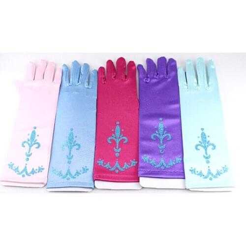 Princess Gloves Girls Party Gloves Printing Cosplay Costume