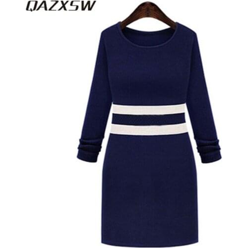 Модные вязаные платья QAZXSW China At AliExpress