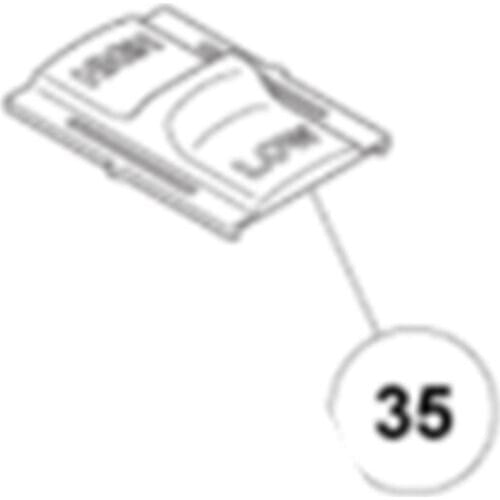 Switch lever for HIKOKI DS14DBEL DS18DBEL DV14DBEL DV18DBEL 335950