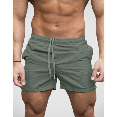 New Pockets Detail Quick Dry Swimming Shorts Men Swimwear Man Swimsuit Swim Beach Shorts Summer Bathing Beach Wear Surf Boxer