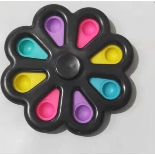 10pcs Insect Fidget Spinner 8cm Kids Toys ABS Colorful Gyro Toy Relief Stress Educational Fingertip Toys For Kids Adults Gift