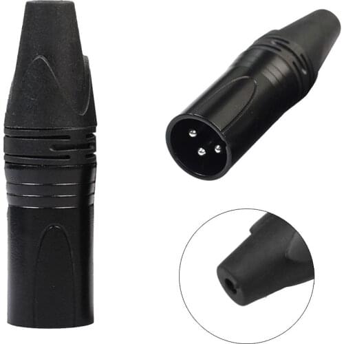 XLR 3Pin Male DIY Audio Cable Microphone Connector Solder Plug MIC Adapter