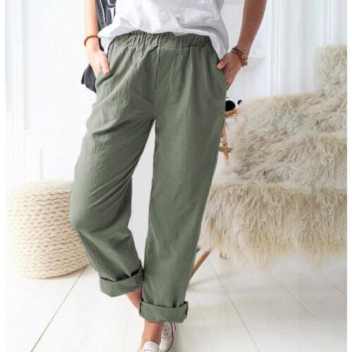 Oversized Solid Color Casual Women Pants Summer Jogging Sports Elastic Waist Ladies Streetwear Loose Plus Size Sweat Trousers