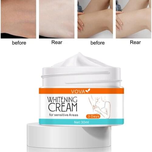 30g Armpit Whitening Cream Body Lightening Bleaching Cream Underarm Dark Skin Legs Knees Private Parts Body Whitening TSLM1