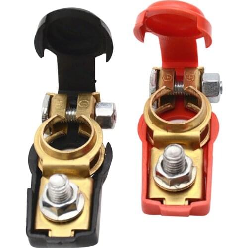 2Pcs 12V Car Quick Release Positive Negative Battery Terminal Connector Clamps