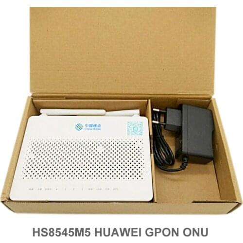 Free Shipping Huawei HS8545M5 GPON ONU 1GE+3FE+1TEL+USB+WIFI Hua Wei Mini Size ftth Fibra Optica Router