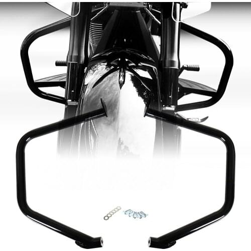 Gloss Black Highway Engine Guards For Victory Cross Country Road 10 11 12 13-17