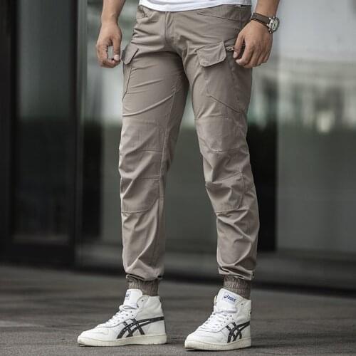 Tactical Mens Ripstop Pants Military Casual Cargo Pants SWAT Combat Clothing Four Seasons Joggings Trousers With Multi Pockets