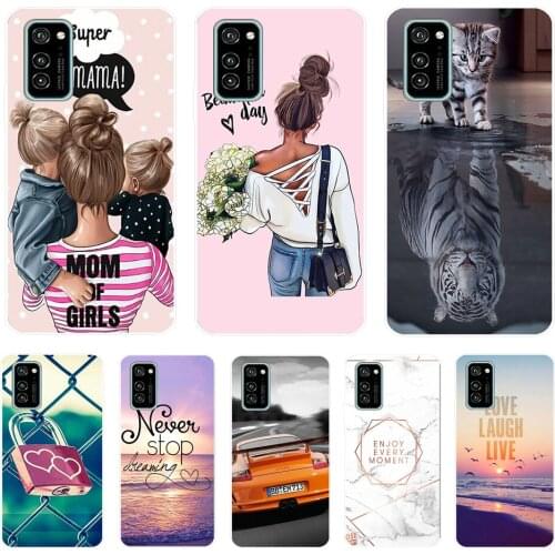 Phone case for Huawei Honor View 30 V30 Case TPU Soft Silicon Cover For Honor View 30 PRO V30 PRO bumper Skin shockproof cute