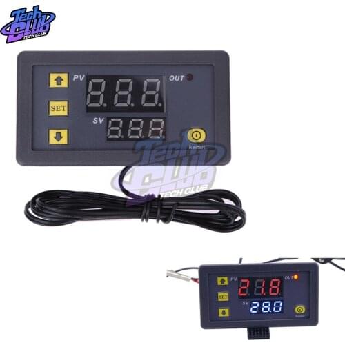 W3001 W3002 XH-W141 LED Digital Thermostat Temperature Controller AC 110V-220V DC12V 24V Thermoregulator Heating Cooling Control