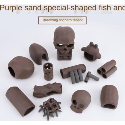 Ceramic Aquarium Decoration Fish Shrimps Shelter House Pottery Scorpion House Canister Simulation Stone Fish Tank Decor Great