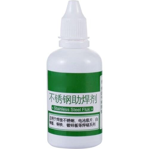 Powerful Rosin Soldering Agent No-clean Flux White Steel Plate Iron Battey