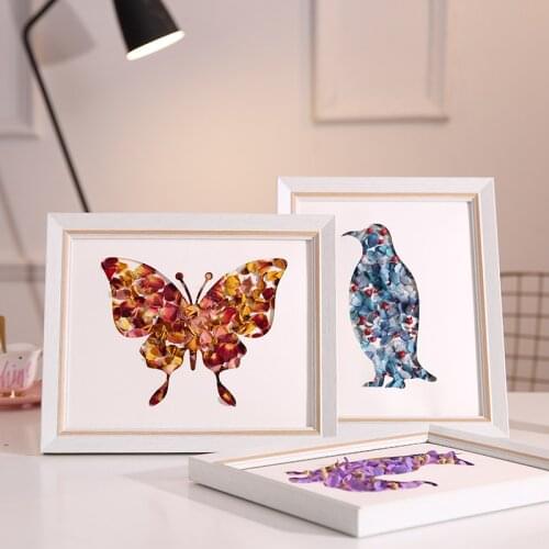 Handmade DIY Decorative Painting Set Material Box Handmade Painting DIY Hollow Out Decorative Painting Home Decor