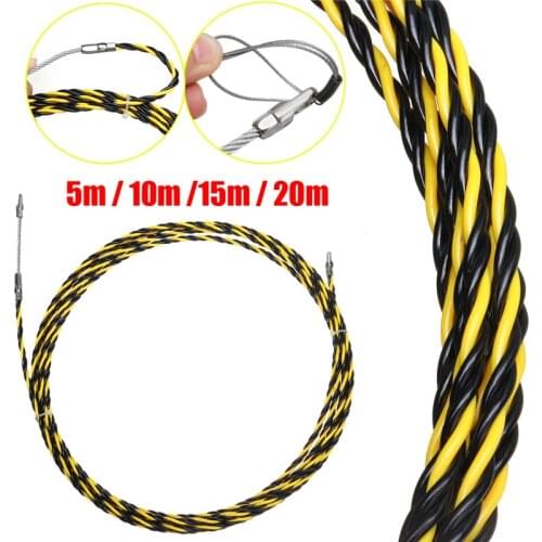 Electrical Wire Threader 5/10/15/20M Electrician Threading Device Wire Cable Running Puller Lead Construction Tools Set