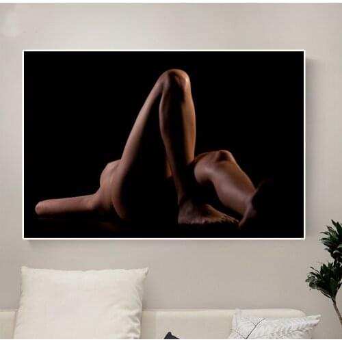 Sexy Nude Woman Wall Posters and Prints Wall Art Canvas Painting Body Nude Wall Pictures for Bed Room Home Wall Cuadros Decor