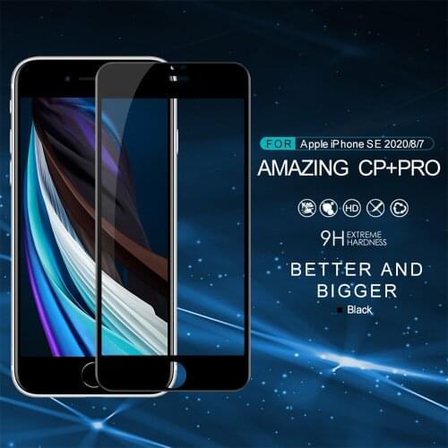 NILLKIN Fully Covered CP+PRO Tempered Glass Screen Protector For iPhone SE 2020/iPhone 7/iPhone 8