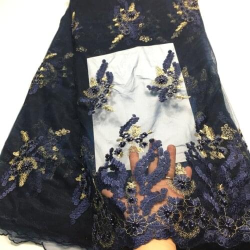 2021 Latest French Nigerian Laces Fabrics High Quality Tulle African Laces Fabric Wedding African French Tulle Lace Fabric M2989