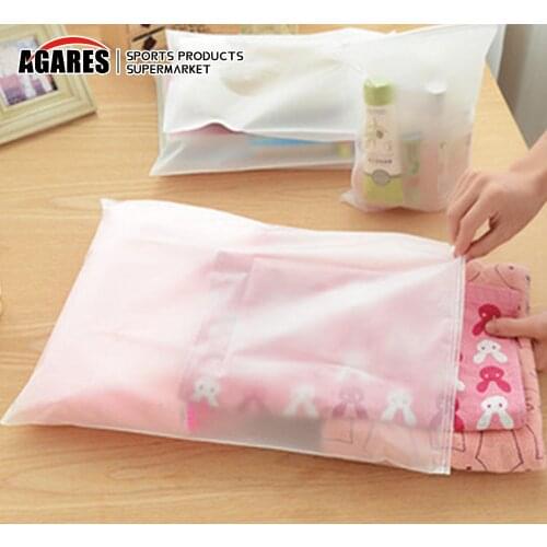 New Swimming Bags Matte Frosted Travel Pouch Swimming Bag Sealed Waterproof Transparent Ziplock Bag for Clothing Bras Shoes