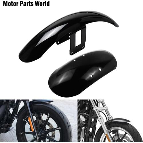 Motorcycle Front Fender Protector Mudguard Cover For Harley Sportster Iron 883 Super Low XL883L 2004-2016 48 1200X XL1200 10-17