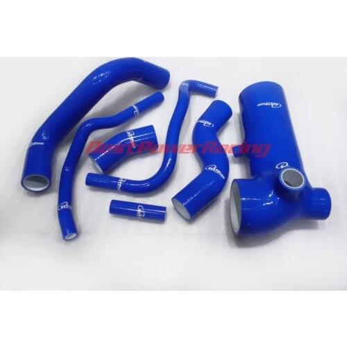 SILICONE INDUCTION COOLANT HOSE / PIPE FOR Subaru BRZ ZN6 ZC6 / 2013 UP BLUE