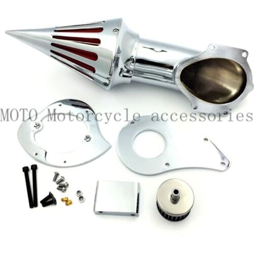 Motorcycle air filters & System For Honda Shadow 600/ VLX 600 1999&up Air Cleaner Filter performance metal air filter assembly