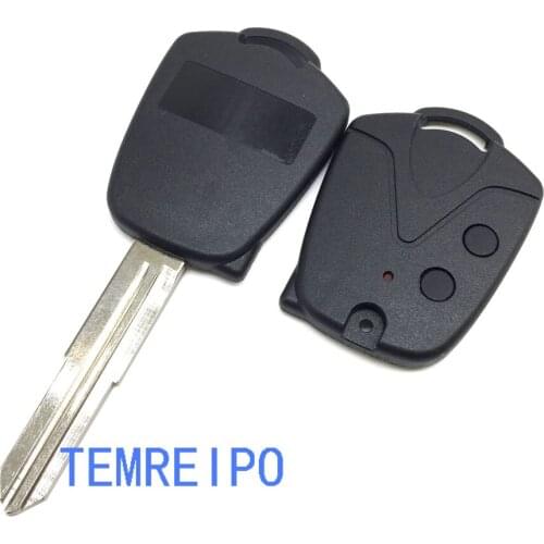 10pcs/lot Replacement 2 Button Remote Key Case Shell Car Key Fob Left Blade Fit For Proton Wira 415 416 Persona