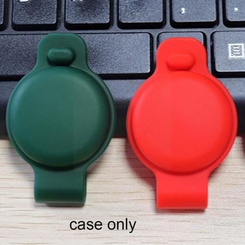 Protective Case GPS Tracking Pet Dog Cat Loop Holder Cover Keychain AirTag Locator Tracker Silicone Luminous For Apple Slee M0B4