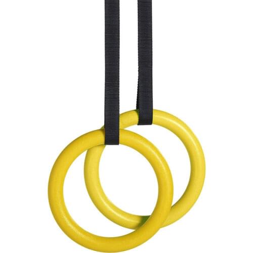 ABS Fitness Gym Rings Olympic Gymnastic Rings Pull-up Rings for Body Strength Power Chin Up Training Crossfit Workout