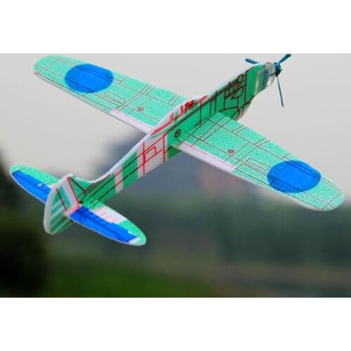 1Pcs DIY Hand Throw Airplane Flying Glider Planes Toys Foam Aeroplane Model Fillers Flying Glider Plane Toys Outdoor Game Random