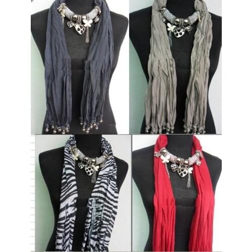 2013Pendant necklace scarves womens scarves shawls novel scarves cotton fashion scarves 60 pcs