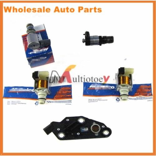 5 Piece OEM 4T65E Transmission Solenoid Set 2003 and Up Fits for GM Volvo 4T65 Remanufactured