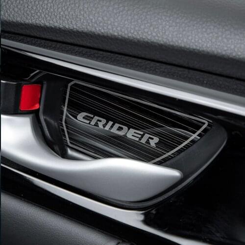 Car Door Bowl Decorated Patch Interior Handle Protector Cover Sticker for Honda CRIDER ENVIX 2019 2020 Accessories